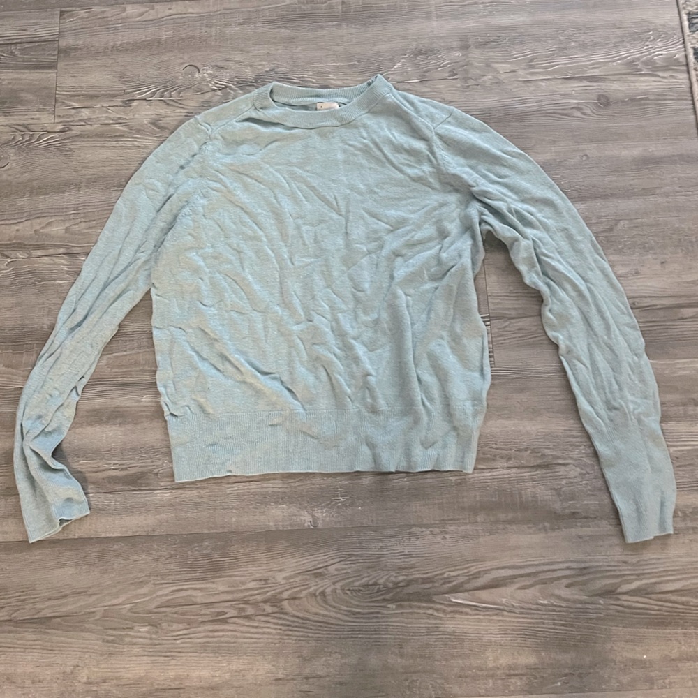 Cropped blue sweater A New Day brand size large